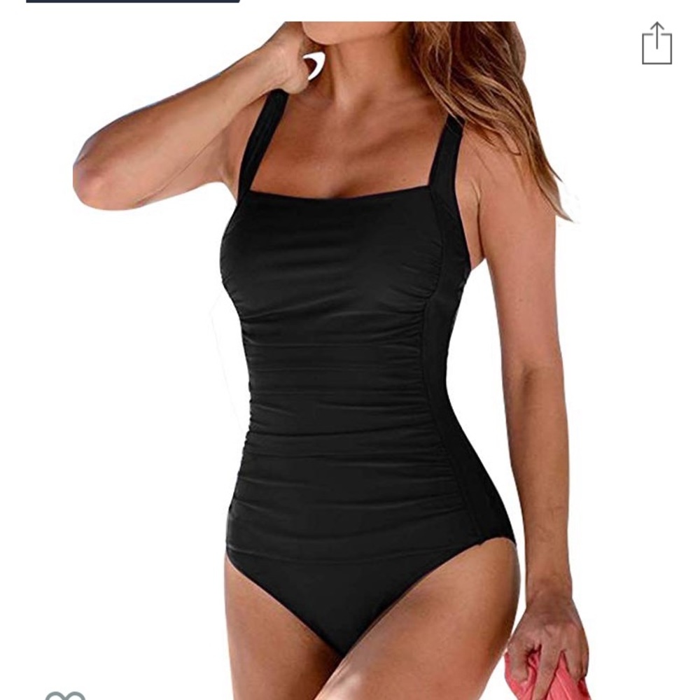 Padded Push up One Piece Swimsuits Tummy Control